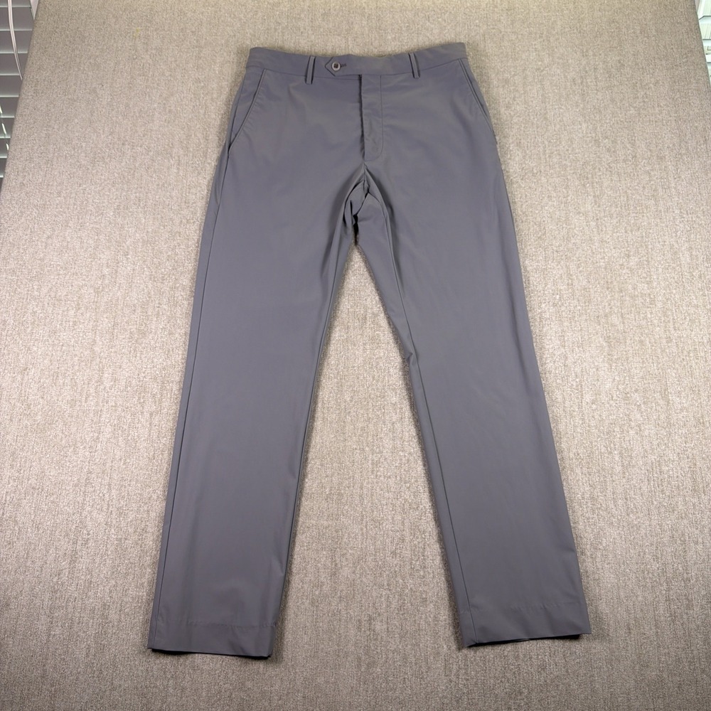 Zanella Noah Active Black Trousers Men 32x28 Made in Italy Stretch Pants